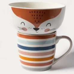 Zestaw śniadaniowy kubek z miską LIS