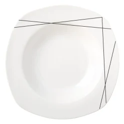 Zestaw obiadowo-kawowy z porcelany ETHEL, 30 el.