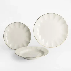 Zestaw obiadowy glamour PERLA, 18 el.