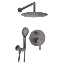 Zestaw prysznicowy podtynkowy NAC D9QP titanium ARNIKA