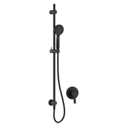 Zestaw prysznicowy podtynkowy z drążkiem NAC N9TP nero ARNIKA