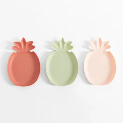 Zestaw talerzy w kształcie ananasa 3 szt.