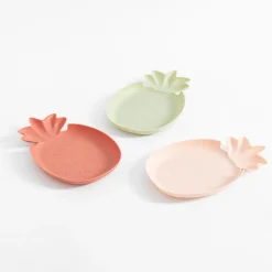 Zestaw talerzy w kształcie ananasa 3 szt.