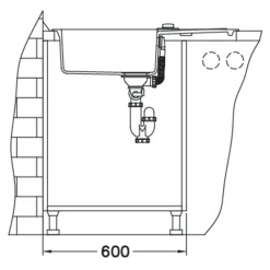 Zlewozmywak CANTO 130 TWILIGHT