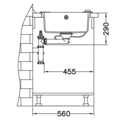 Zlewozmywak CANTO 130 TWILIGHT