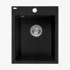 Zlewozmywak jednokomorowy 39x48 cm czarny granitowy LAVEO SOL