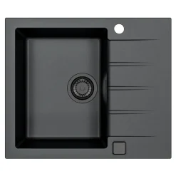 Zlewozmywak odwracalny czarny ALVEUS DRAGAN 10