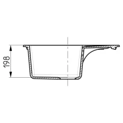 Zlewozmywak odwracalny czarny ALVEUS DRAGAN 10