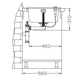 Zlewozmywak PRETUS 30 twilight