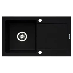 Zlewozmywak ZEFIR z baterią HERA volcano 79x50 cm + Pyra Clean