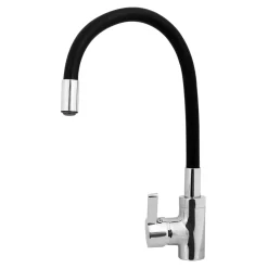 Zlewozmywak ZEFIR z baterią HERA karbon 76x44 cm + Pyra Clean