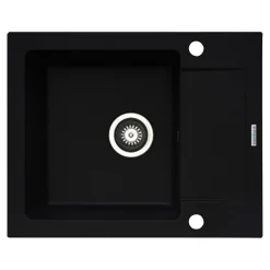 Zlewozmywak ZEFIR z baterią HERA volcano 62x50 cm + Pyra Clean