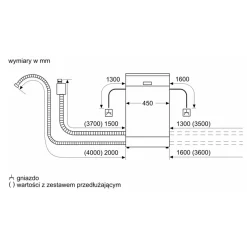 Zmywarka do zabudowy BOSCH 45 seria 4 SPT4EMX24E