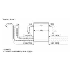 Zmywarka do zabudowy BOSCH 60 seria 4 SMH4HVX00E
